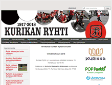 Tablet Screenshot of kurikanryhti.fi